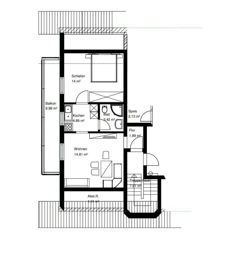 Апартаменты Haus Wippler Бад-Хинделанг Экстерьер фото